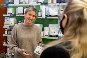 Registered Pharmacist Michelle Gray of Gray’s Compounding Pharmacy in Kimberley.