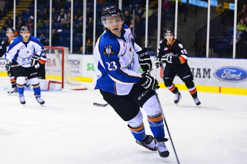 Before winning a pair of Stanley Cups with the Florida Panthers, Sam Reinhart was a WHL star with the Kootenay Ice in Cranbrook. Chris Pullen Photography.