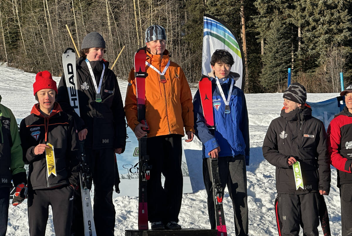 Kimberley skier wins gold in three of four races at Sun Peaks Teck Open